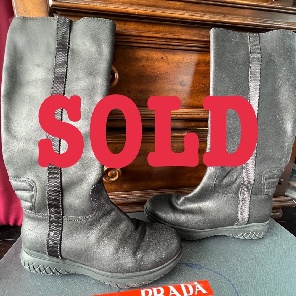 Prada Riding Boots 37